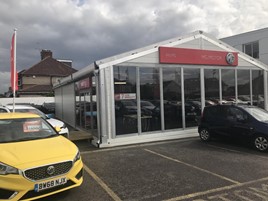 ​WLMG Group's new MG Motor UK showroom at Eastcote, Ruislip