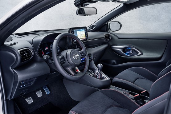 Inside the new, high-performance Toyota Yaris GR hatchback