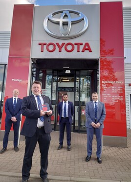 Vantage Toyota York celebrates its Ichiban award win