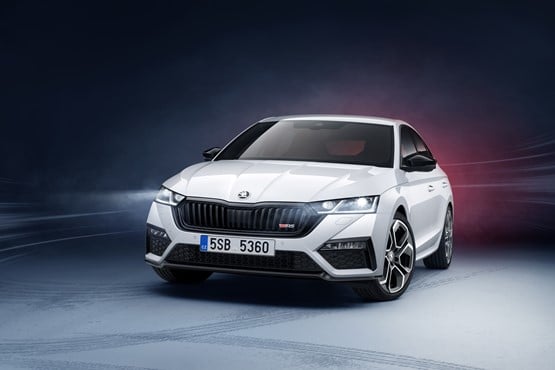 Skoda upcoming plug-in hybrid (PHEV) Octavia vRS performance hatchback