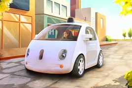 Google self-driving car concept sketch