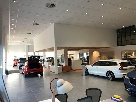 Waylands Automotive's Oxford showroom 